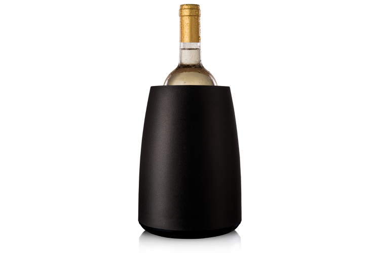 Bo&icirc;tier refroidisseur &agrave; vin Vacu Vin noir