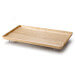 Tablette de lit sur pieds métalliques Continenta en bois 53x32x7cm
