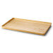Plateau de service rectangulaire Continenta en bois d'hévéa 53x32x3cm