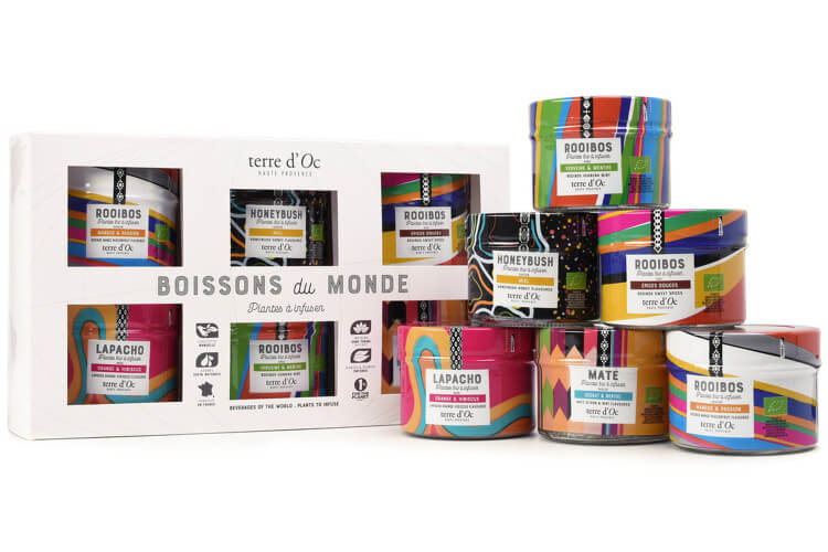 Coffret Terre d'Oc 6 Boissons du Monde bio