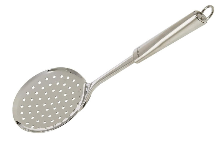 Ecumoire tout inox bross&eacute; Lagostina "Les Utilitaires"