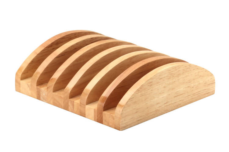 Support universel pour planches à découper Continenta en bois d'hévéa