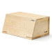 Boite à pain Continenta en bois d'hévéa 40x26x18,5cm