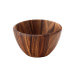 Saladier bord arrondi Continenta en bois d'acacia 25cm