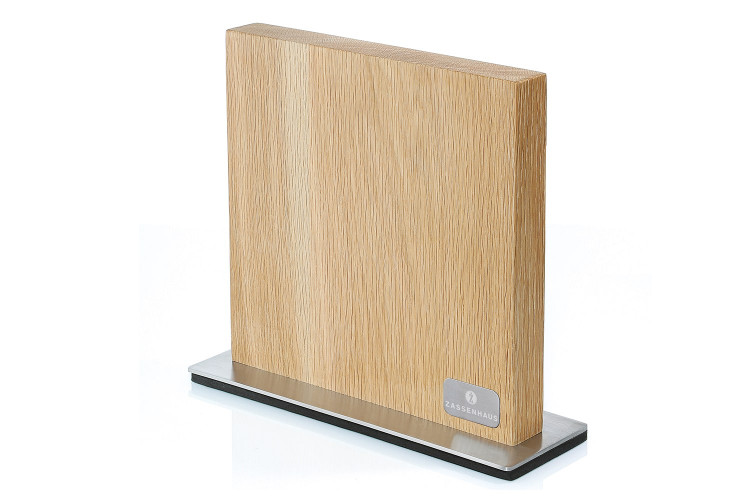 Bloc magn&eacute;tique Zassenhauss en bois pour 8 couteaux de cuisine
