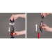 Tire-bouchon de table Vacu Vin Twister noir