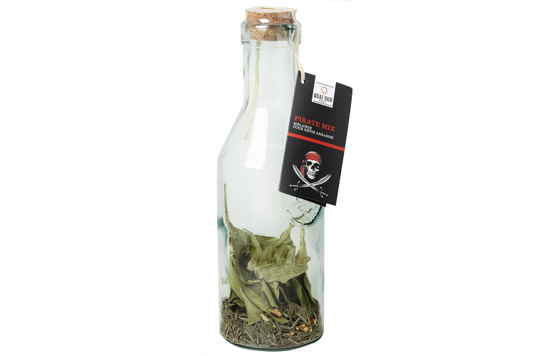 M&eacute;lange pour rhum arrang&eacute; Quai Sud Pirate en carafe 1l - Notes &eacute;pic&eacute;es et cacao