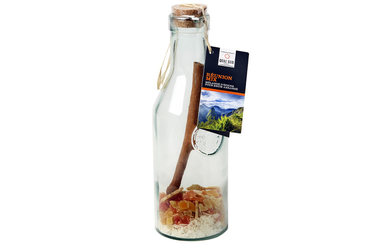 M&eacute;lange pour rhum arrang&eacute; Quai Sud R&eacute;union en carafe 1l - Notes banane coco