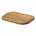 Planche à découper Continenta en bois d'olivier 29x18x1,6cm