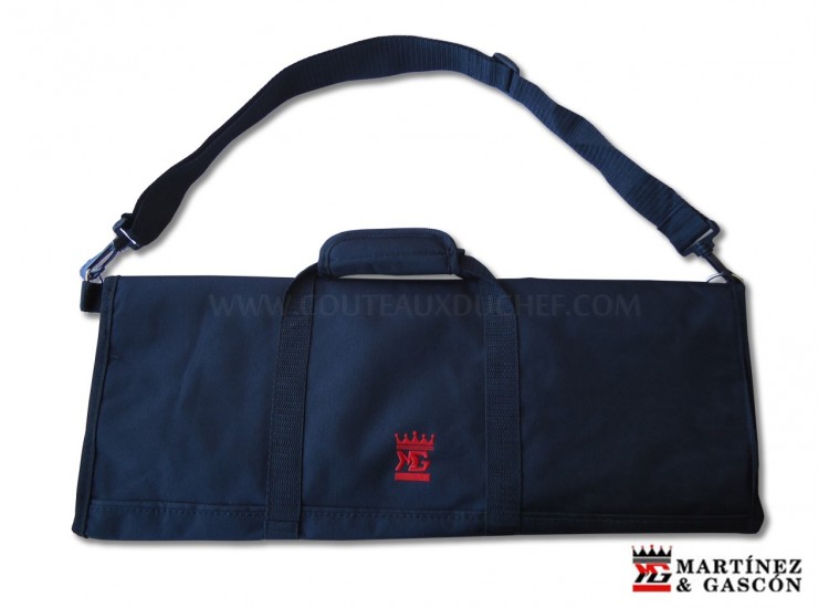 Trousse pour 12 couteaux Mart&iacute;&shy;nez & Gasc&oacute;n + poche accessoires