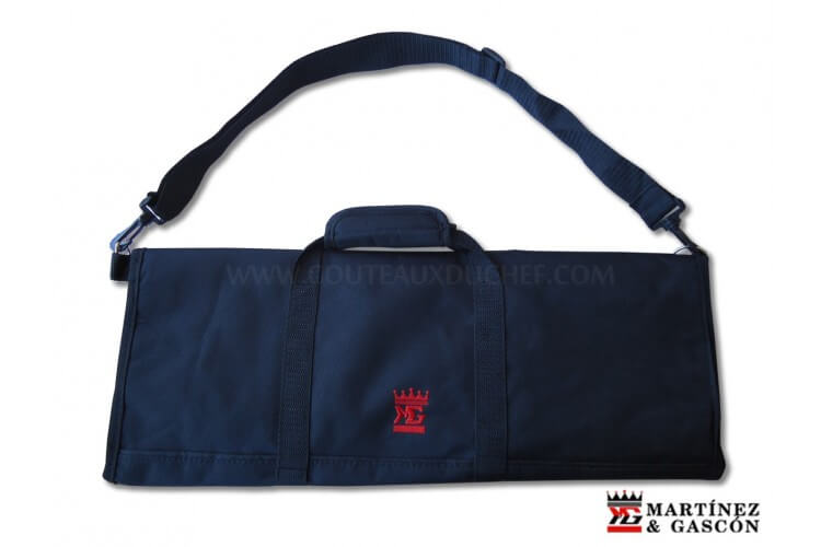 Trousse pour 12 couteaux Martí­nez & Gascón + poche accessoires