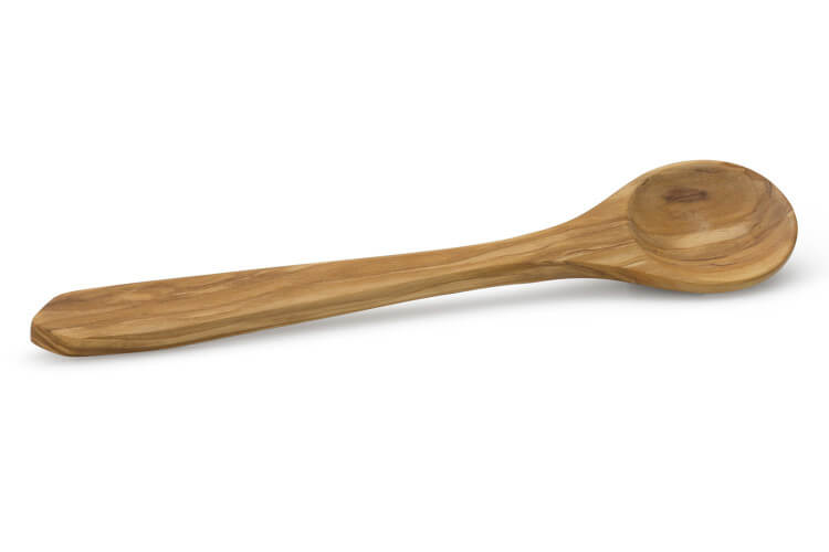 Cuillère ronde Continenta en bois d'olivier 30cm