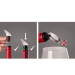 Set de 2 verseurs à vin Vacu Vin noir