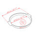 Moule à tarte céramique Peugeot Appolia 30cm rouge