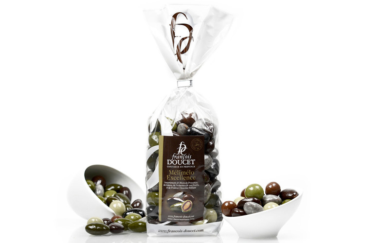 Bonbons au chocolat Fran&ccedil;ois Doucet M&eacute;lim&eacute;lo Excellence sachet de 200g