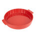 Tourtière Peugeot Appolia en céramique rouge Ø28cm