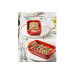 Plat four individuel rectangle Peugeot Appolia en céramique écru 18x12x4,5cm