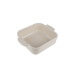 Plat four individuel carré Peugeot Appolia en céramique écru 13x13x4,5cm