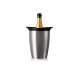 Seau refroidisseur à Champagne Vacu Vin en acier brossé