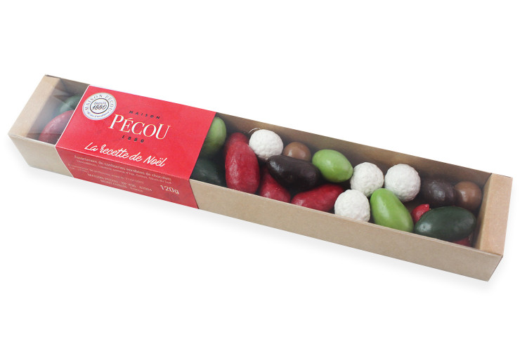Chocolats P&eacute;cou La Recette de No&euml;l - assortiment de friandises