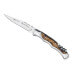 Couteau pliant Laguiole Bougna Baroque 12cm bois burl + tire bouchon