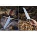 Couteau de chef kiritsuke Xin XinCare acier inoxydable 21cm manche rouge