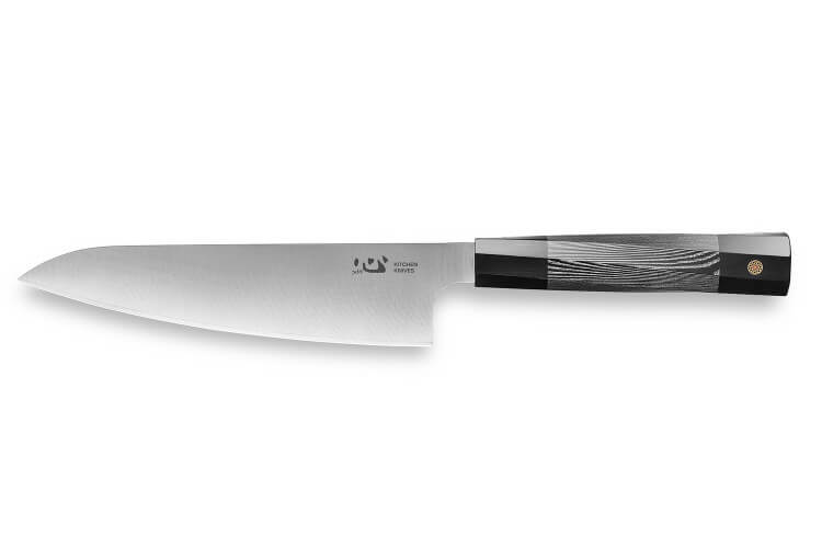 Couteau de chef Xin XinCare acier inoxydable 18cm manche noir