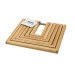 Dessous de plat extensible Point Virgule en bambou - Jusqu'à 19 x 35 cm