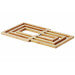 Dessous de plat extensible Point Virgule en bambou - Jusqu'à 19 x 35 cm