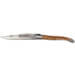 Couteau pliant Laguiole en Aubrac en olivier manche 12cm