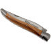 Couteau pliant Laguiole en Aubrac en olivier manche 12cm