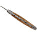 Couteau pliant Laguiole en Aubrac en olivier manche 12cm