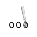 Roulette coupe pâte Marcato Pastawheel argent