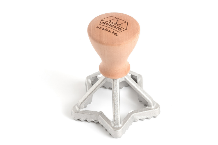 Emporte pi&egrave;ce &agrave; raviolis Marcato - Motif &eacute;toile 65mm