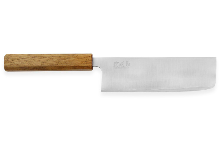 Couteau nakiri japonais artisanal Wusaki Migaki G3 16,5cm