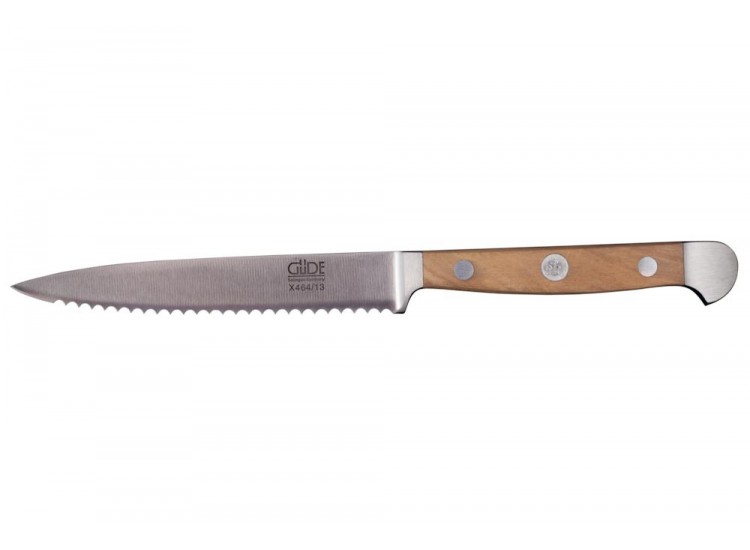 Couteau &agrave; tomates 13cm forg&eacute; Alpha Olive G&uuml;de