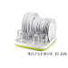 Egouttoir à vaisselle plat Guzzini blanc carré 36 cm - bac récupérateur d'eau