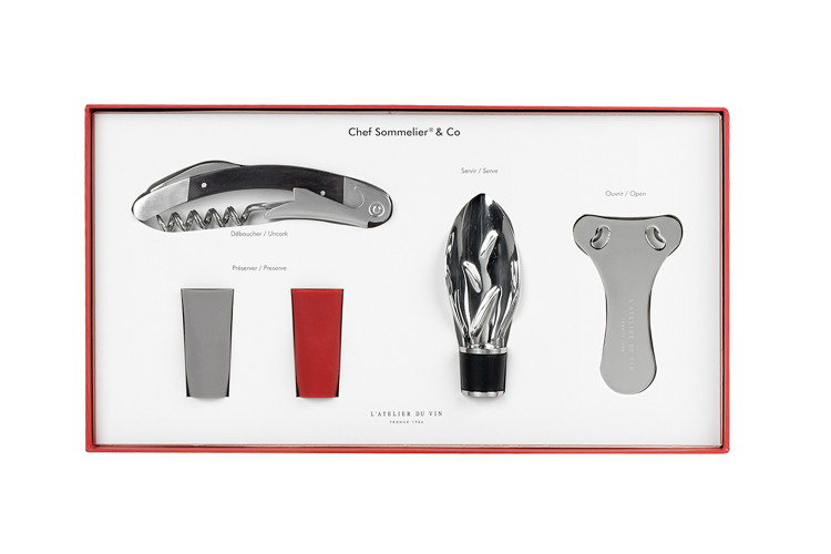Coffret cadeau L'Atelier du vin Chef Sommelier & Co - 5 pi&egrave;ces
