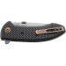 Couteau pliant CRKT AVANT 4620.CR manche en fibres de carbone 11cm