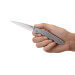 Couteau pliant CRKT FLAT OUT 7016 manche en acier inoxydable 11cm