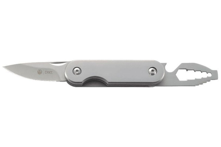 Couteau pliant CRKT RUGER SHOTGUN TOOL R5102.CR manche en acier 8cm