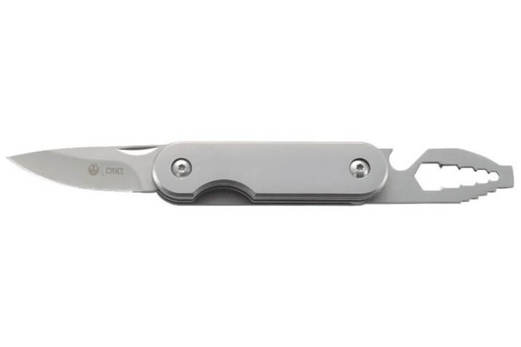 Couteau pliant CRKT RUGER SHOTGUN TOOL R5102.CR manche en acier 8cm