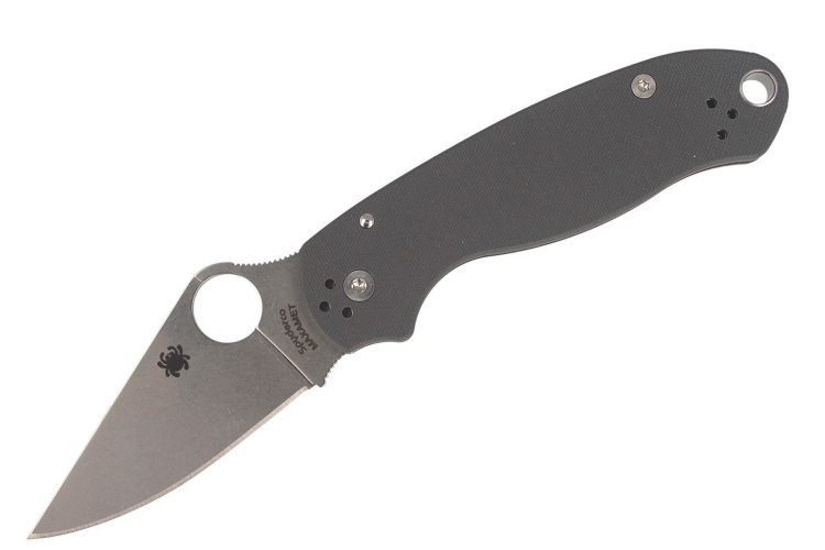Couteau pliant Spyderco Para 3 C223GPDGY manche G10 gris 10,9cm 