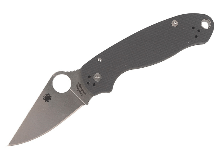Couteau pliant Spyderco Para 3 C223GPDGY manche G10 gris 10,9cm 