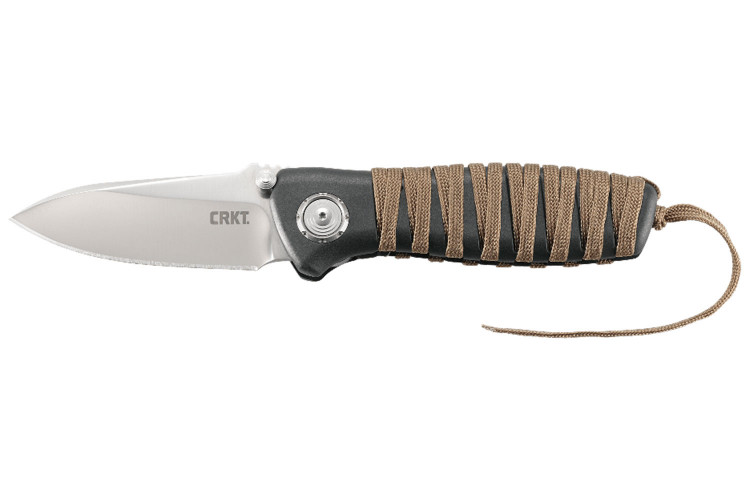 Couteau pliant CRKT PARASCALE 6235 manche en nylon renforc&eacute; de fibres de verre 12cm