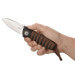 Couteau pliant CRKT PARASCALE 6235 manche en nylon renforcé de fibres de verre 12cm