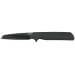Couteau pliant CRKT LCK + TANTO BLACK-OUT 3802K manche nylon/fibres de verre 10,5cm