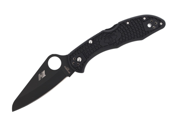 Couteau pliant Spyderco Salt 2 C88PBBK2 manche nylon/fibre de verre noir 10,8cm