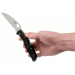 Couteau pliant Spyderco Endura 4 C10FPWCBK Wharncliffe en nylon/fibre de verre noir 12,6cm