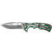 Couteau pliant CRKT NIRK TIGHE VERT 5241 manche acier inox 10,8cm